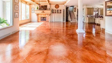 Stained Concrete Floors – Benefits, Color & FAQs