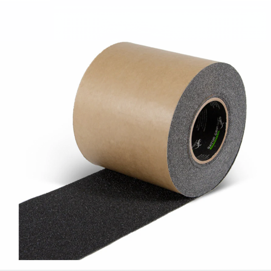 Heavy-Duty 60-Grit Black Non-Skid Safety Tape (6-Roll Pack) | 1" x 60' | OSHA Compliant & NFSI Certified