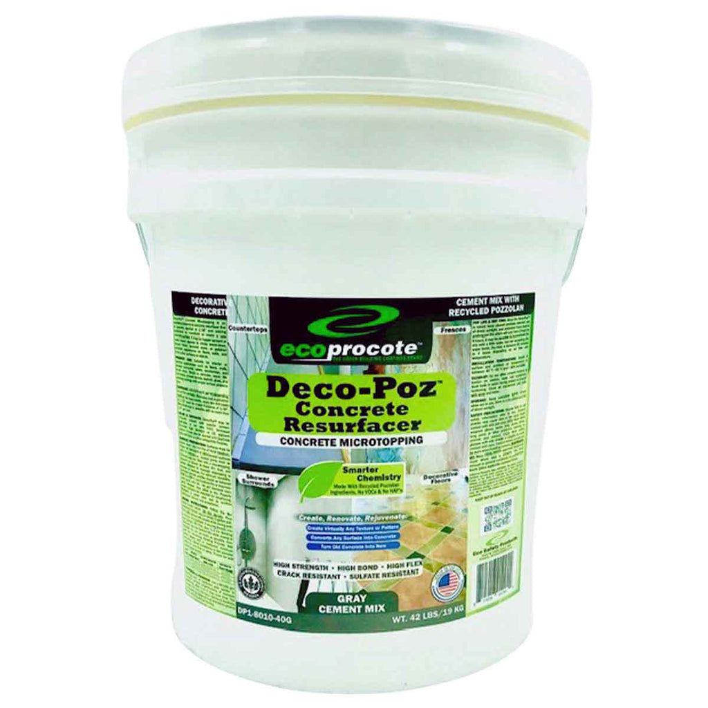 Deco-Poz Concrete Resurfacer, Cement Mix