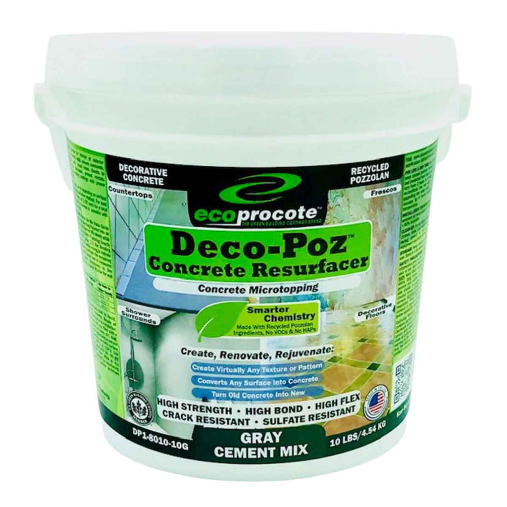 Deco-Poz Concrete Resurfacer, Cement Mix