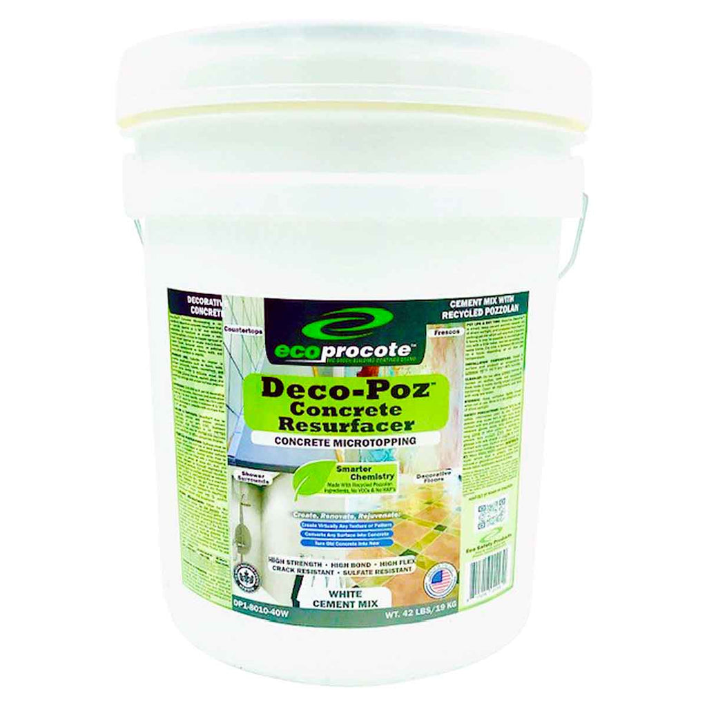 Deco-Poz Concrete Resurfacer, Cement Mix