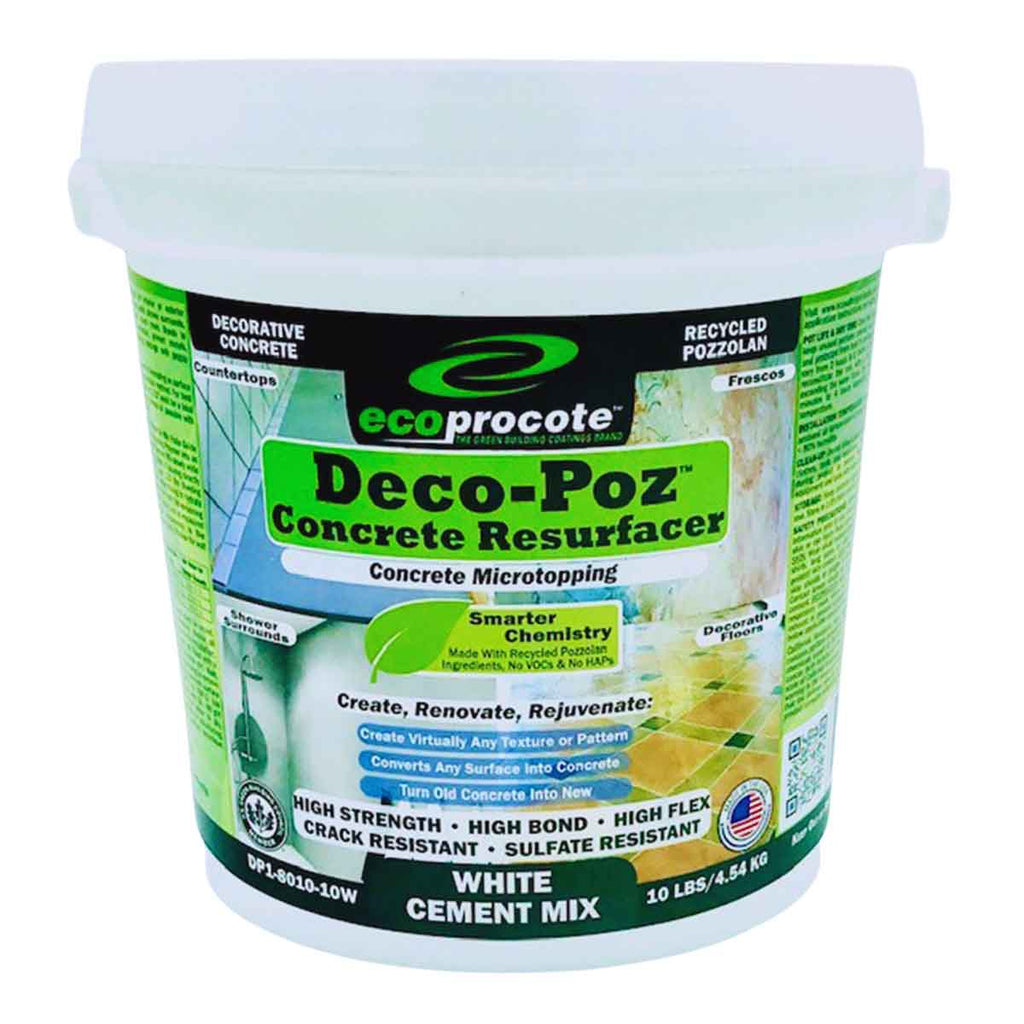 Deco-Poz Concrete Resurfacer, Cement Mix