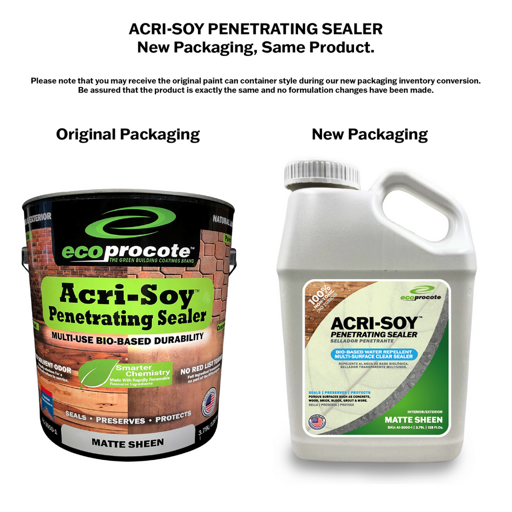Acri-Soy Penetrating Wood Sealer & Concrete Sealer