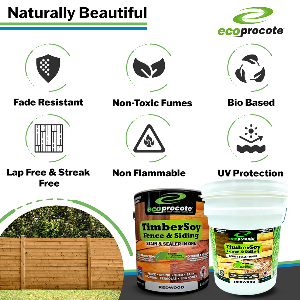 eco friendly wood fence stain