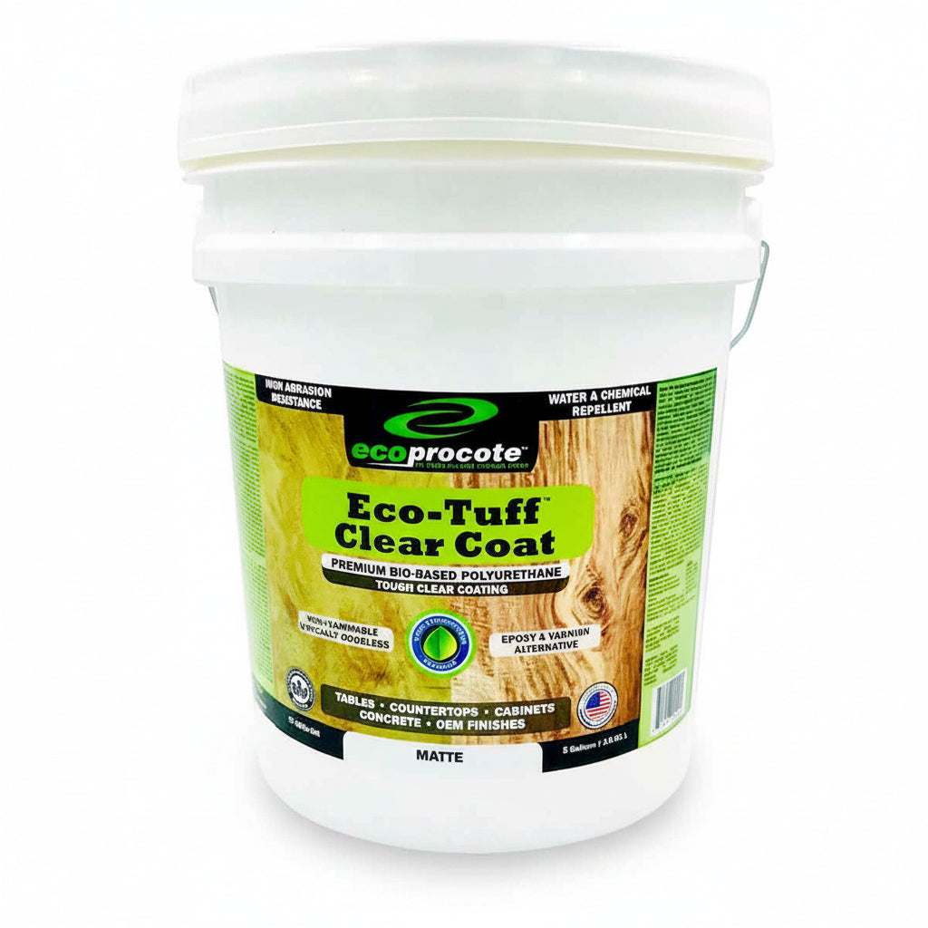 Eco-Tuff™ High-Performance Bio-Polyurethane Clear Coating | Commercial Concrete & Wood Floor Sealer