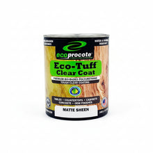 Load image into Gallery viewer, Can of eco-procote Eco-Tuff Clear Coat with wooden surface background