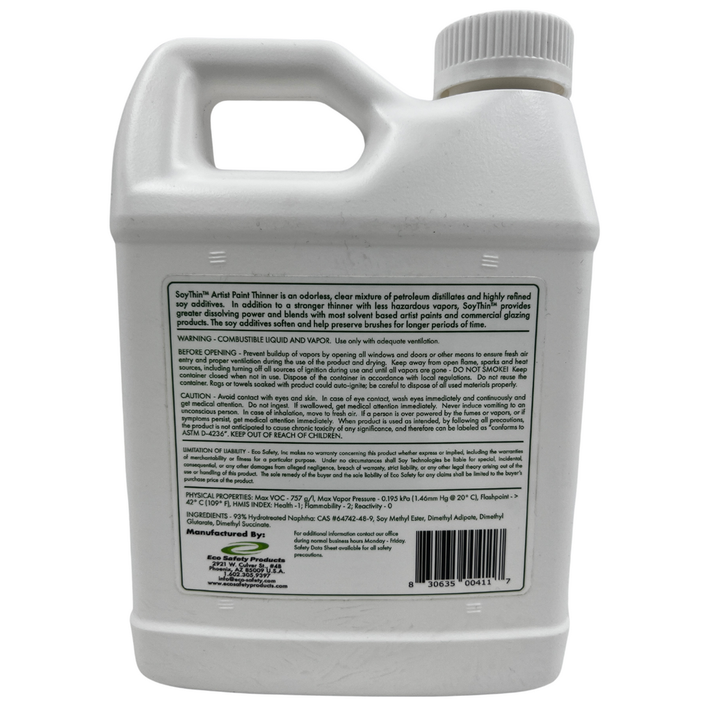 SoyThin Odorless Paint Thinner instructions