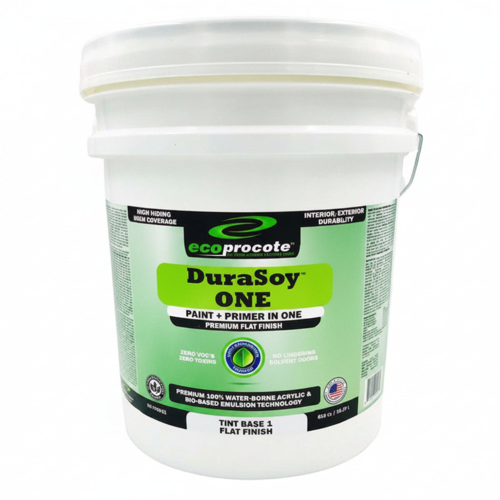 DuraSoy ONE Zero-VOC Paint & Primer | Non-Toxic Flat Finish - Eco Safety Products