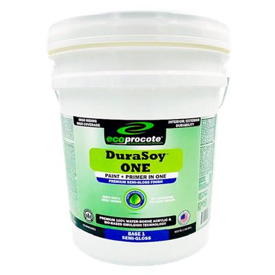 DuraSoy ONE Zero-VOC Paint & Primer | Non-Toxic Semi-Gloss Finish - Eco Safety Products
