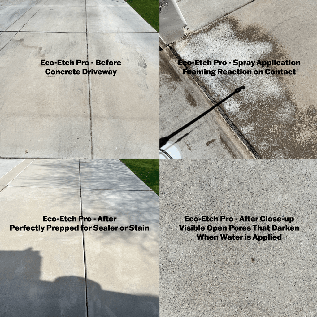 Eco-Etch Pro Concrete Etcher | Safe Muriatic Acid Alternative - Eco Safety Products