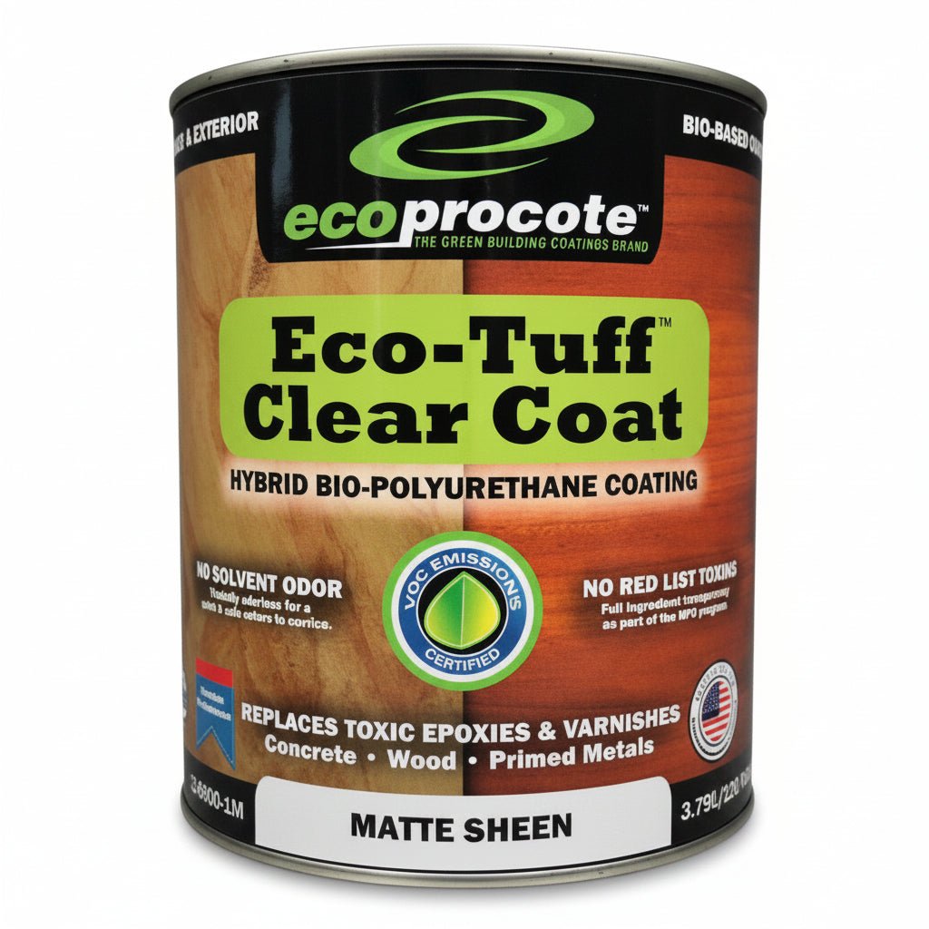 Eco-Tuff™ Bio-Polyurethane Clear Coating | Concrete & Wood Floor Sealer - Eco Safety Products