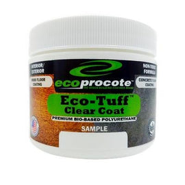 Eco-Tuff Polyurethane Clear Coating Sample, 2 Oz - Eco Safety Products