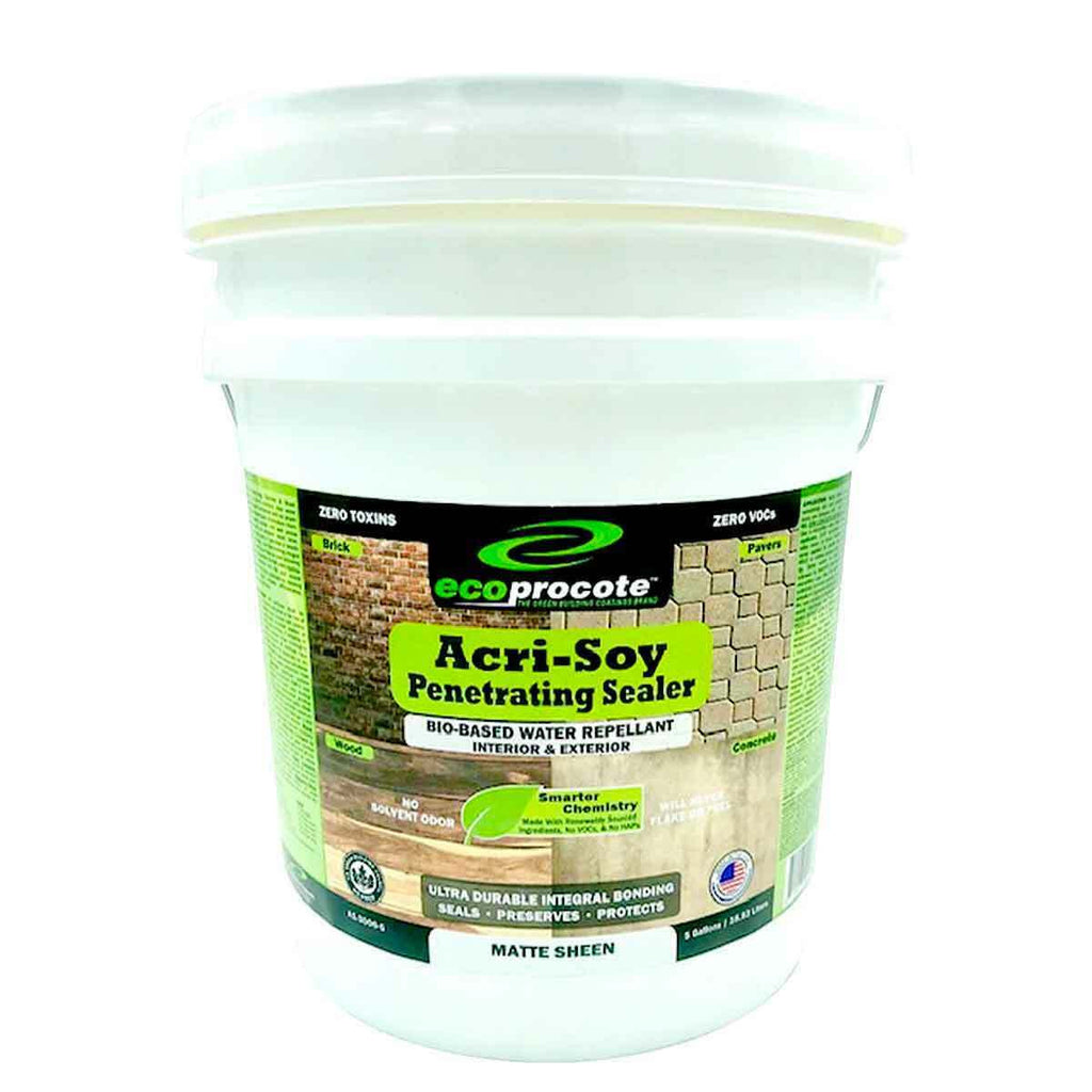 EcoProCote Acri-Soy Penetrating Wood Sealer and Concrete Sealer