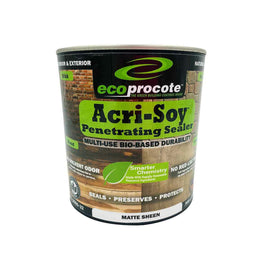 EcoProCote Acri-Soy Penetrating Wood Sealer and Concrete Sealer