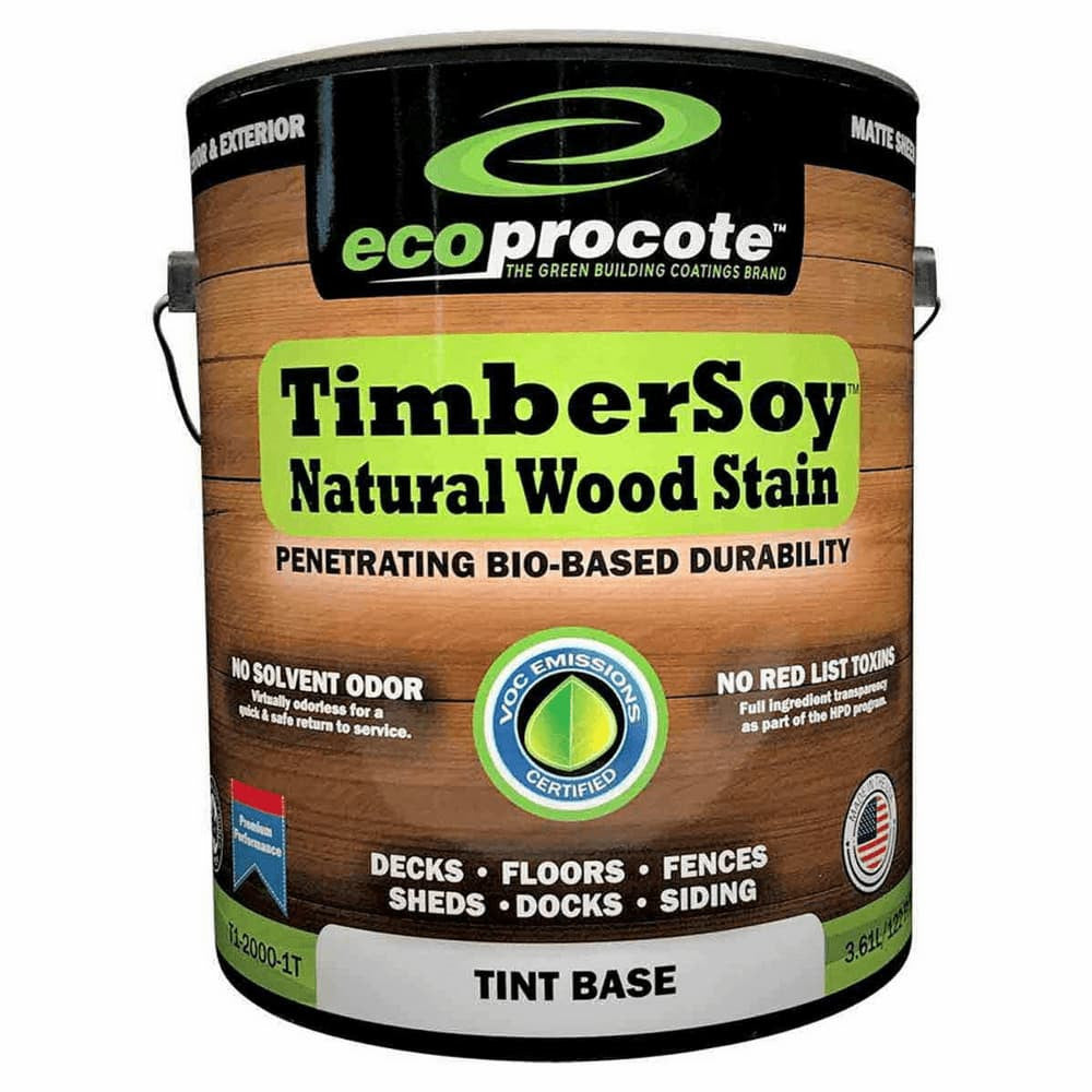EcoProCote TimberSoy Wood Stain, Factory Tinted, 1 Gallon