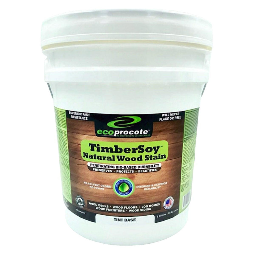 EcoProCote TimberSoy Wood Stain, Factory Tinted, 5 Gallon