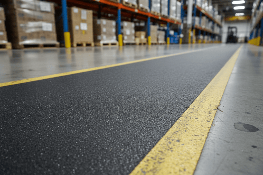 Heavy-Duty Black Non-Skid Tape (60-Grit, 12" x 60') | Commercial, Construction & OEM - Eco Safety Products