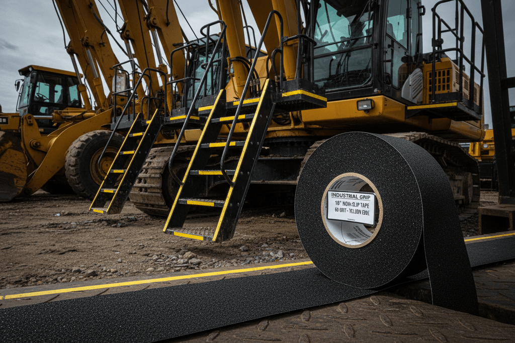 Premium Black Non-Skid Floor Tape - 60 Grit, 18" x 60' | High Traction - Eco Safety Products