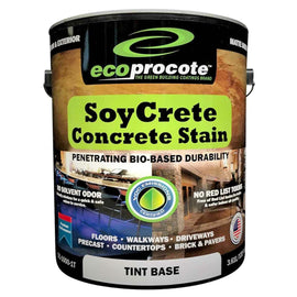SoyCrete Zero-VOC Concrete Stain | Non-Toxic Acid Stain Alternative - Eco Safety Products