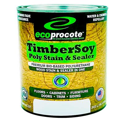 TimberSoy Polyurethane Wood Stain & Sealer, Tint Base - Eco Safety Products